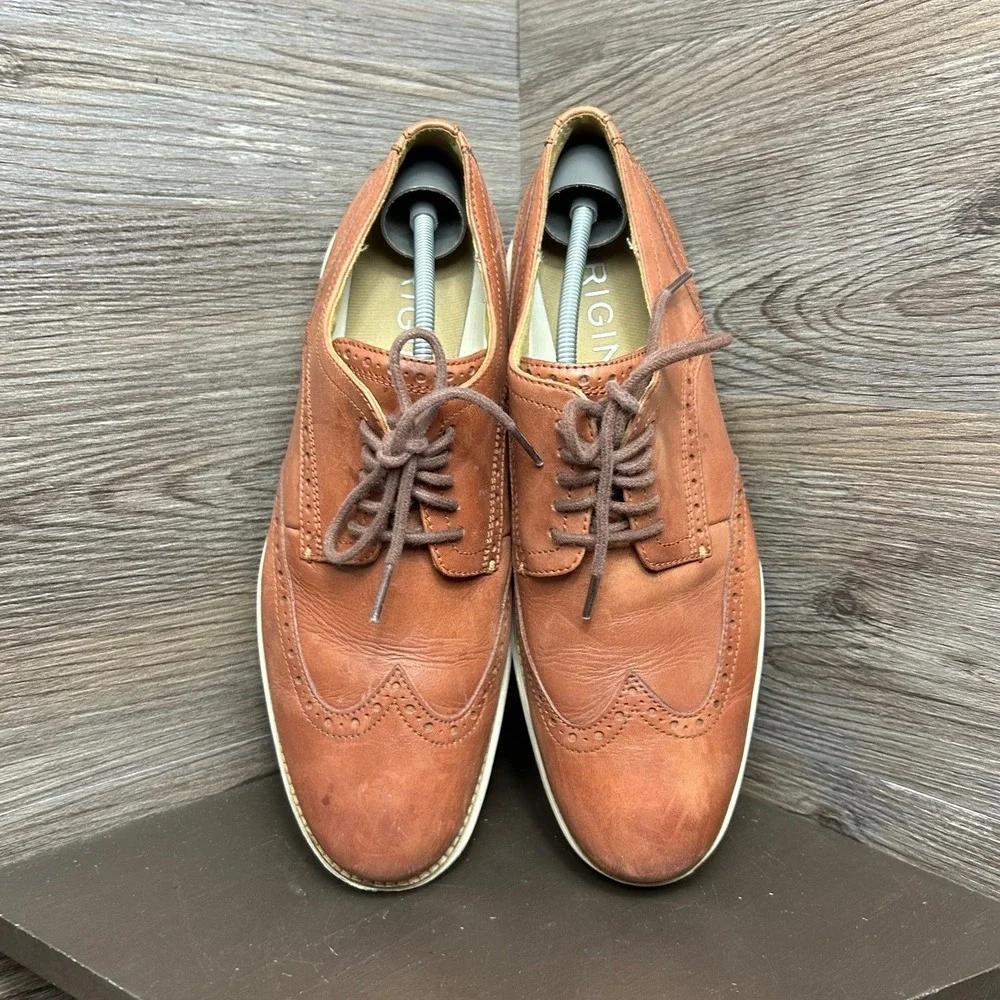 Cole haan original grand wingtip brown leather oxford
